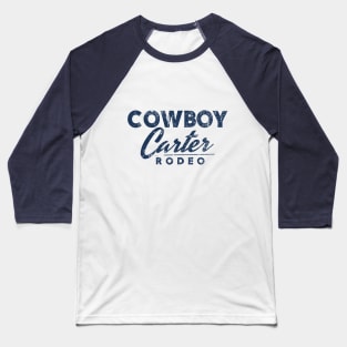 Cowboy Carter Rodeo Vintage Graphic Navy Baseball T-Shirt